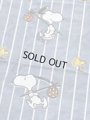 スヌーピー ビンテージ フラットシーツ ウッドストック 70~80年代