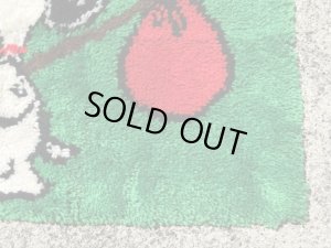 スヌーピー ビンテージ ラグマット ピーナッツ 70年代