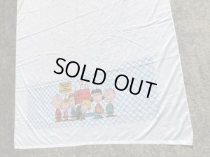 スヌーピー ビンテージ ベッドシーツ ピーナッツギャング 70年代