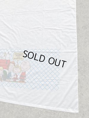 スヌーピー ヴィンテージ フラットシーツ ピーナッツギャング 生地