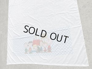 スヌーピー ヴィンテージ フラットシーツ ピーナッツギャング 生地