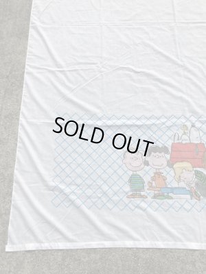 スヌーピー ビンテージ ベッドシーツ ピーナッツギャング 70年代