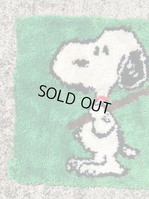 スヌーピー ヴィンテージ ラグマット ピーナッツ 70’s