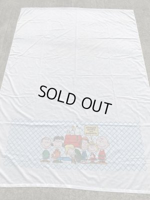 スヌーピー ビンテージ ベッドシーツ ピーナッツギャング 70年代