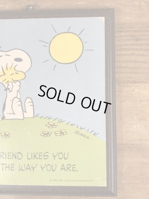 スヌーピー　ヴィンテージ　壁掛け　ウッドストック　70’s