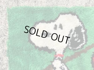 スヌーピー ヴィンテージ ラグマット ピーナッツ 70’s