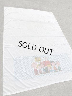 スヌーピー ヴィンテージ フラットシーツ ピーナッツギャング 生地