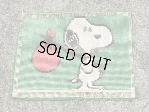 スヌーピー ビンテージ ラグマット ピーナッツ 70年代