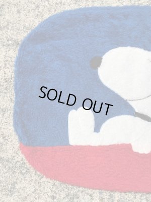 スヌーピー　ヴィンテージ　ラグマット　ピーナッツ　70~80’s