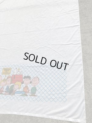 スヌーピー ビンテージ ベッドシーツ ピーナッツギャング 70年代