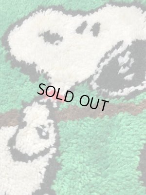 スヌーピー ヴィンテージ ラグマット ピーナッツ 70’s