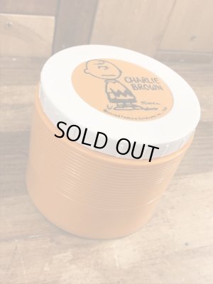 チャーリーブラウン ビンテージ サーモスジャー スヌーピー 70年代