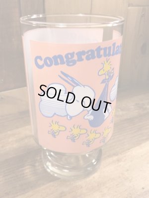 スヌーピー ビンテージ ビッググラス ウッドストック 70年代