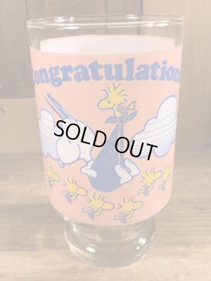 スヌーピー ビンテージ ビッググラス ウッドストック 70年代