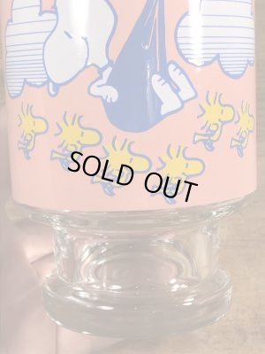 スヌーピー ビンテージ ビッググラス ウッドストック 70年代