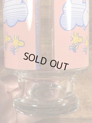 スヌーピー ビンテージ ビッググラス ウッドストック 70年代