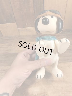 スヌーピー ヴィンテージ フィギュア フライングエース ピーナッツ