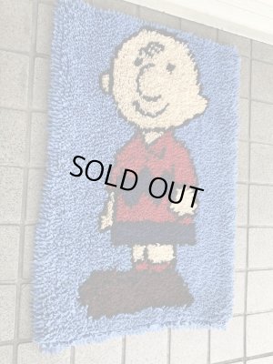 チャーリーブラウン ヴィンテージ ラグマット スヌーピー ピーナッツギャング