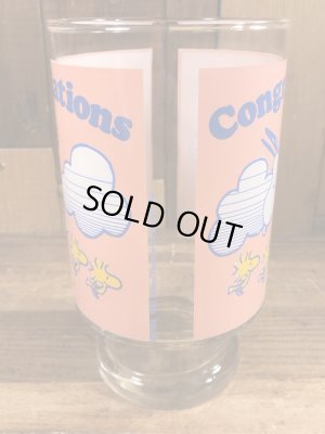 スヌーピー ヴィンテージ ビッググラス ウッドストック 70’s