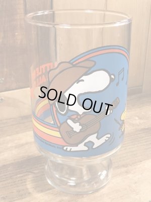 スヌーピー ビンテージ ビッググラス ウッドストック 70年代