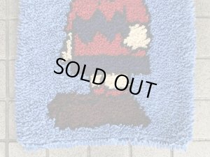 チャーリーブラウン ビンテージ ラグマット スヌーピー 70年代