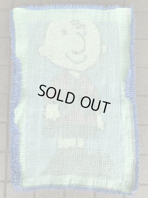 チャーリーブラウン ビンテージ ラグマット スヌーピー 70年代