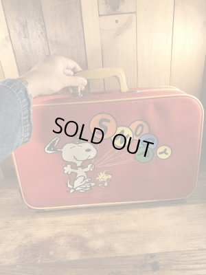 スヌーピー ヴィンテージ スーツケース ウッドストック Aviva