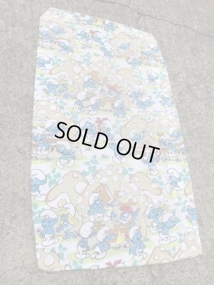 スマーフ　ヴィンテージ　ボックスシーツ　生地　80年代