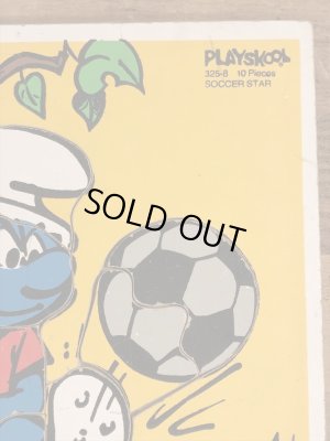 スマーフ　ビンテージ　ウッドパズル　80年代