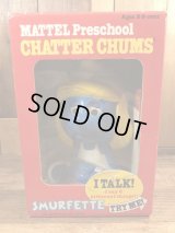 Mattel Smurfette Chatter Chums Talking Toy　スマーフェット　ビンテージ　トーキングトイ　チャッターチャムス　80年代