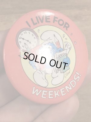 スマーフ　ビンテージ　缶バッジ　80年代