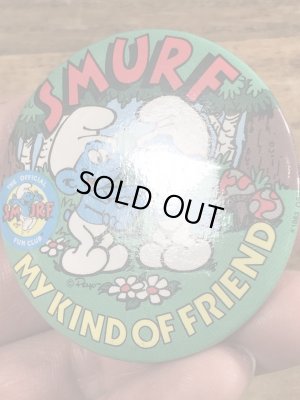 スマーフ　ヴィンテージ　缶バッチ　雑貨　80’s