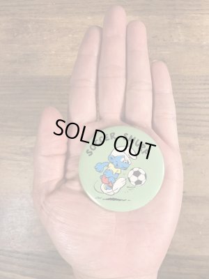 スマーフ　ヴィンテージ　缶バッチ　雑貨　80’s