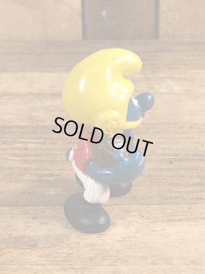 スマーフ　ビンテージ　PVCフィギュア　ラグビー　80年代