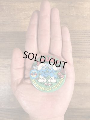 Smurf　ビンテージ　缶バッジ　スマーフ　80年代