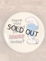 Smurf “Have You...” Pinbacks　スマーフ　ビンテージ　缶バッジ　80年代