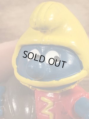 スマーフ　ビンテージ　PVCフィギュア　ラグビー　80年代