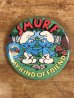 Smurf　ビンテージ　缶バッジ　スマーフ　80年代