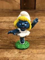 Schleich Smurfette “Ballet” PVC Figure　スマーフェット　ビンテージ　PVCフィギュア　70年代