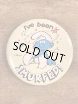 Smurf “I've Been Smurfed!” Pinbacks　スマーフ　ビンテージ　缶バッジ　80年代