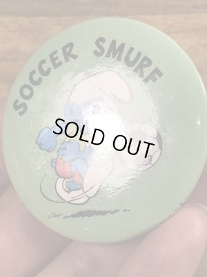 スマーフ　ヴィンテージ　缶バッチ　雑貨　80’s