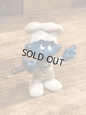 スマーフ　ビンテージ　PVCフィギュア　シェフ　70年代