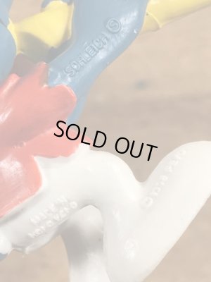 スマーフ　ビンテージ　PVCフィギュア　縦笛　70年代