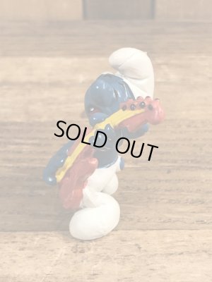 Smurf　ヴィンテージ　PVCフィギュア　ギター　70’s