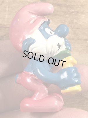 パパスマーフ　ヴィンテージ　PVCフィギュア　科学者　80’s