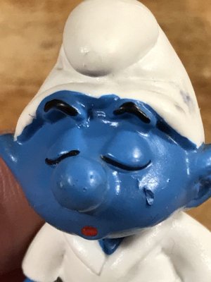 スマーフ ビンテージ PVCフィギュア 空手 80年代