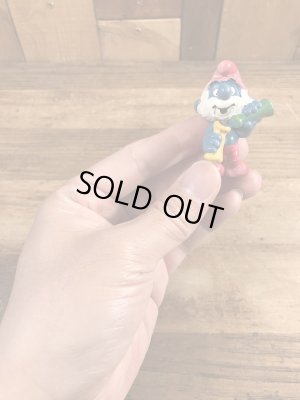 パパスマーフ　ヴィンテージ　PVCフィギュア　科学者　80’s