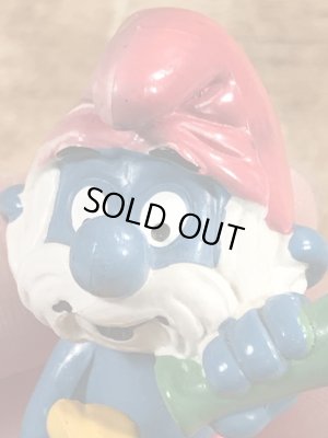 パパスマーフ　ビンテージ　PVCフィギュア　科学者　80年代