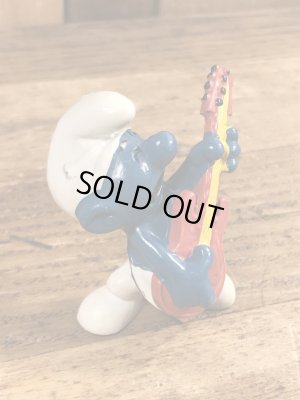 スマーフ　ビンテージ　PVCフィギュア　ギター　70年代