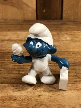 Schleich Smurf “First Aid” PVC Figure　スマーフ　ビンテージ　PVCフィギュア　80年代